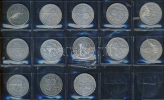 Ausztria 1892-1904. 1K Ag (13x) mind különböző évszámmal T:2,3