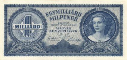 1946. 1.000.000.000MP (3x) klf színárnyalati változatok! T:I