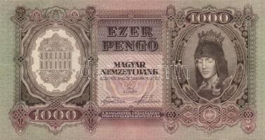 1943. 1000P (5x) egymás utáni sorszámmal T:I