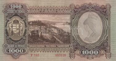 1943. 1000P (5x) egymás utáni sorszámmal T:I