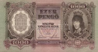 1943. 1000P (5x) egymás utáni sorszámmal T:I