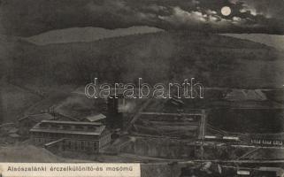 Alsószalánk metal works at night