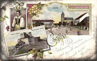 Csejte, Erzsébet Báthory litho