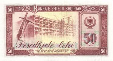 Albánia 1976. 1L, 3L, 5L, 10L, 25L, 50L, 100L sor 6 klf db mindegyik "SPECIMEN" lyukasztás...