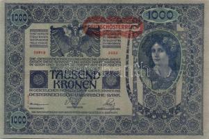 1902. 1000K vízszintes "Deutschösterreich" fny-al T:II