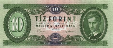 1969. 10Ft (2x) egymásutáni sorszámmal! T:I