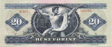 1969. 20Ft (2x) egymásutáni sorszámmal! T:I