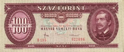 1962-1993. 100Ft (6x) mind különböző évszámmal T:II,II-