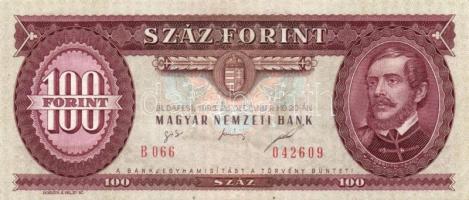 1962-1993. 100Ft (6x) mind különböző évszámmal T:II,II-