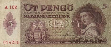 1939. 5P (25x) T:III,III-