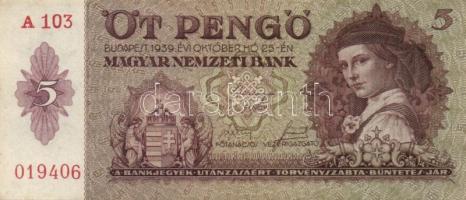 1939. 5P (25x) T:III,III-