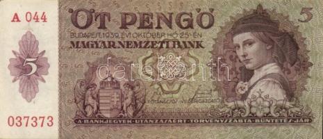 1939. 5P (25x) T:III,III-