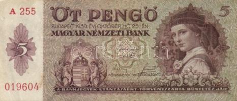 1939. 5P (25x) T:III,III-