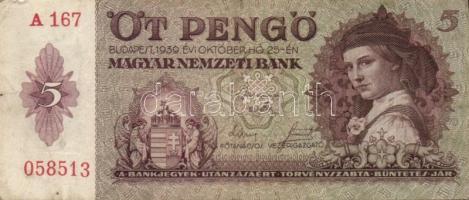 1939. 5P (25x) T:III,III-