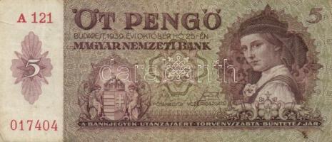 1939. 5P (25x) T:III,III-