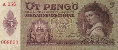 1939. 5P (25x) T:III,III-