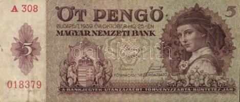 1939. 5P (25x) T:III,III-