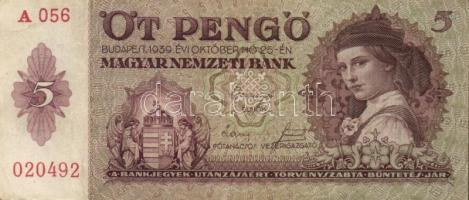 1939. 5P (25x) T:III,III-