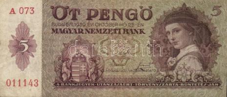 1939. 5P (25x) T:III,III-