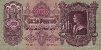 1930. 100P "*E" (10x) T:II,III (sok hajtatlan)