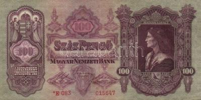 1930. 100P "*E" (10x) T:II,III (sok hajtatlan)