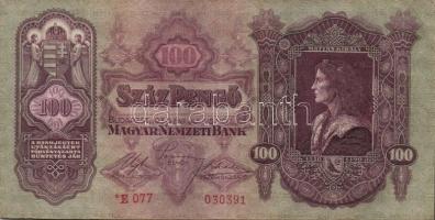 1930. 100P "*E" (10x) T:II,III (sok hajtatlan)