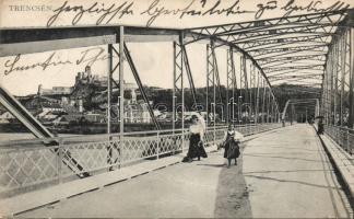 Trencsén iron bridge