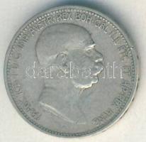 Ausztria 1908. 1K Ag "Jubileum" T:3