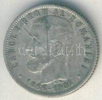 Románia 1906. 1L Ag "I. Károly uralkodásának 40. évfordulója" T:3 k.