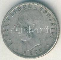 Románia 1906. 1L Ag "I. Károly uralkodásának 40. évfordulója" T:3 k