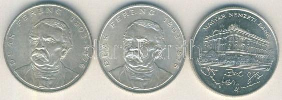 1993-94. 200Ft Ag "MNB" + "Deák" (3x) T:2