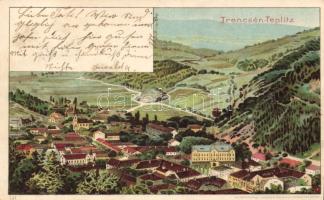 Trencsénteplic litho