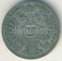Ausztria 1868. 20Kr Ag T:3