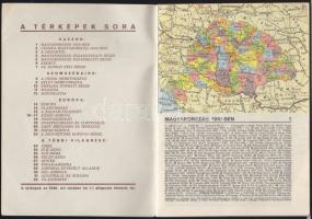 1941 Földrajzi társaság: Földrajzi zsebkönyv térképei füzet