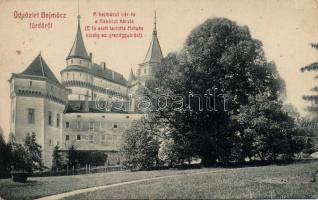 Bajmócfürdő castle and the Rákóczi tree (Rb)
