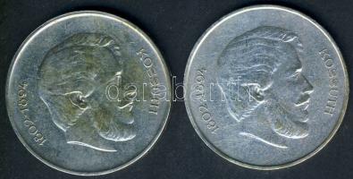 1947. 5Ft Ag (2x) "Kossuth" T:2- ph.