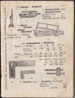 cca 1900 Faszerszám és bútorkellék katalógus borító nélkül