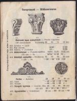 cca 1900 Faszerszám és bútorkellék katalógus borító nélkül