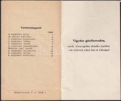 cca 1940 Népgázálarc katalógus 16p