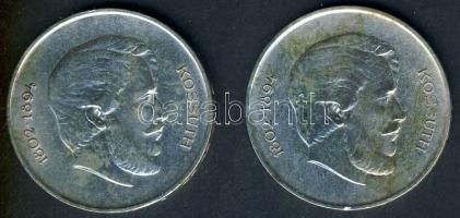 1947. 5Ft Ag (2x) "Kossuth" T:2-,3 ph.