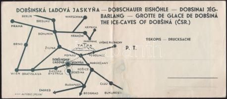 cca 1920-1950 5 db utazási prospektus, benne Tátra