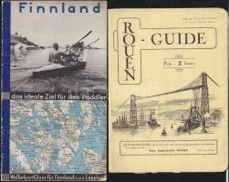 cca 1920-1950 5 db utazási prospektus, benne Tátra