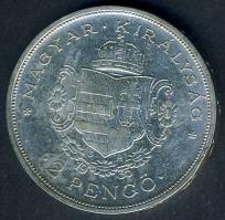 1935. 2P Ag "Rákóczi" T:2- ph