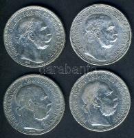 1893. 1K Ag (2x) + 1915. 1K Ag (2x) T:2,3 ph.