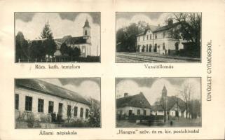 Gyömöre vasútállomással