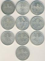 1993-94. 200Ft Ag "Deák és MNB" (10x) T:2,3