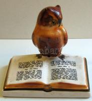 Karámia bagoly könyvön