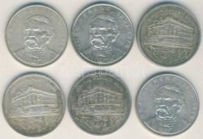 1992-94. 200Ft Ag "Deák + MNB" (6x) T:2+,2,2-