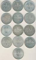 1993-94. 200Ft Ag "Deák + MNB" (13x) T:2,2-,3+