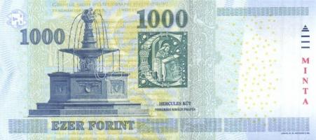 2009. 1000Ft "MINTA" felülnyomással "BB 0000248" sorozatszámmal! T:I